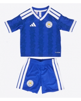 Billige Fotballdrakt Leicester City Replika Hjemmedraktsett Barn 2026-27 Kortermet (med bukser)